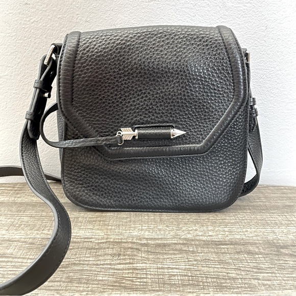 Mackage Bags Mackage Cody Crossbody Black Leather Handbag Purse Bag